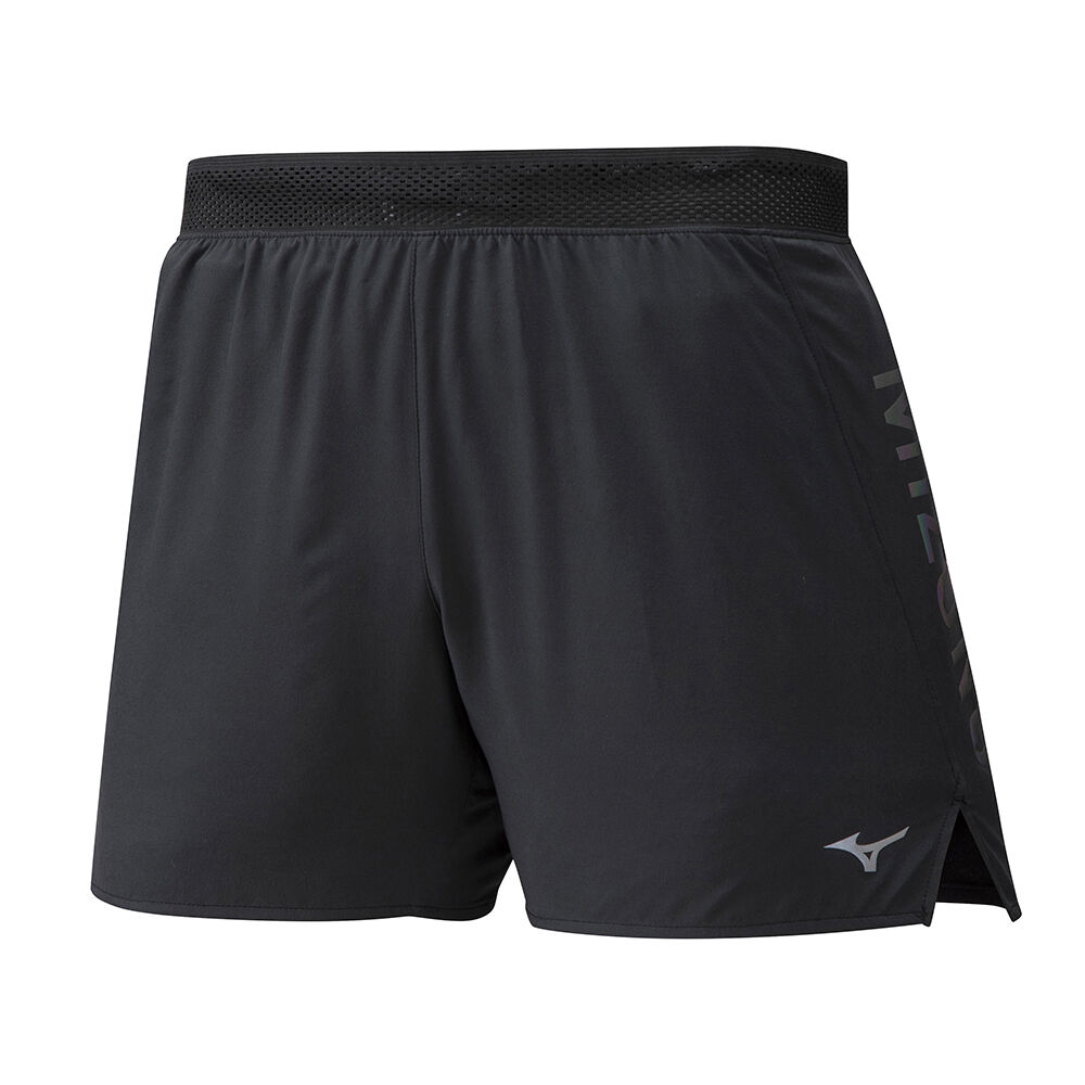 Calções Mizuno Running Aero 4.5 - Homem - Pretas - RDBZM8769